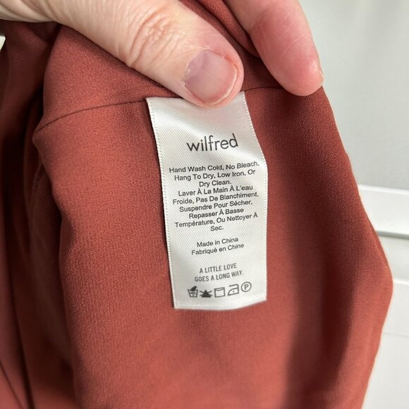 ARITZIA Wilfred Ruffled Marvelle Dress US XS - Picture 5 of 9